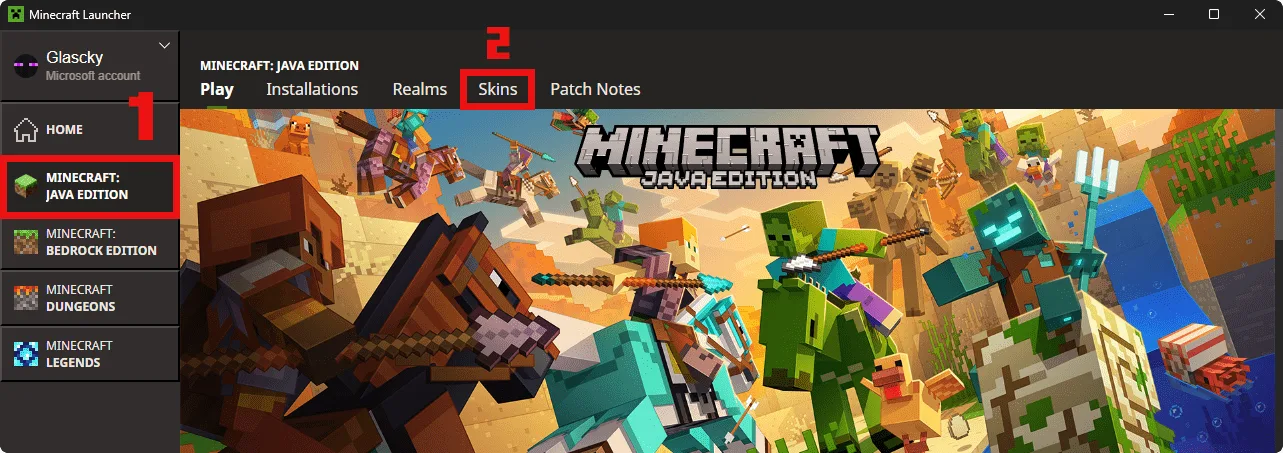 Open the launcher