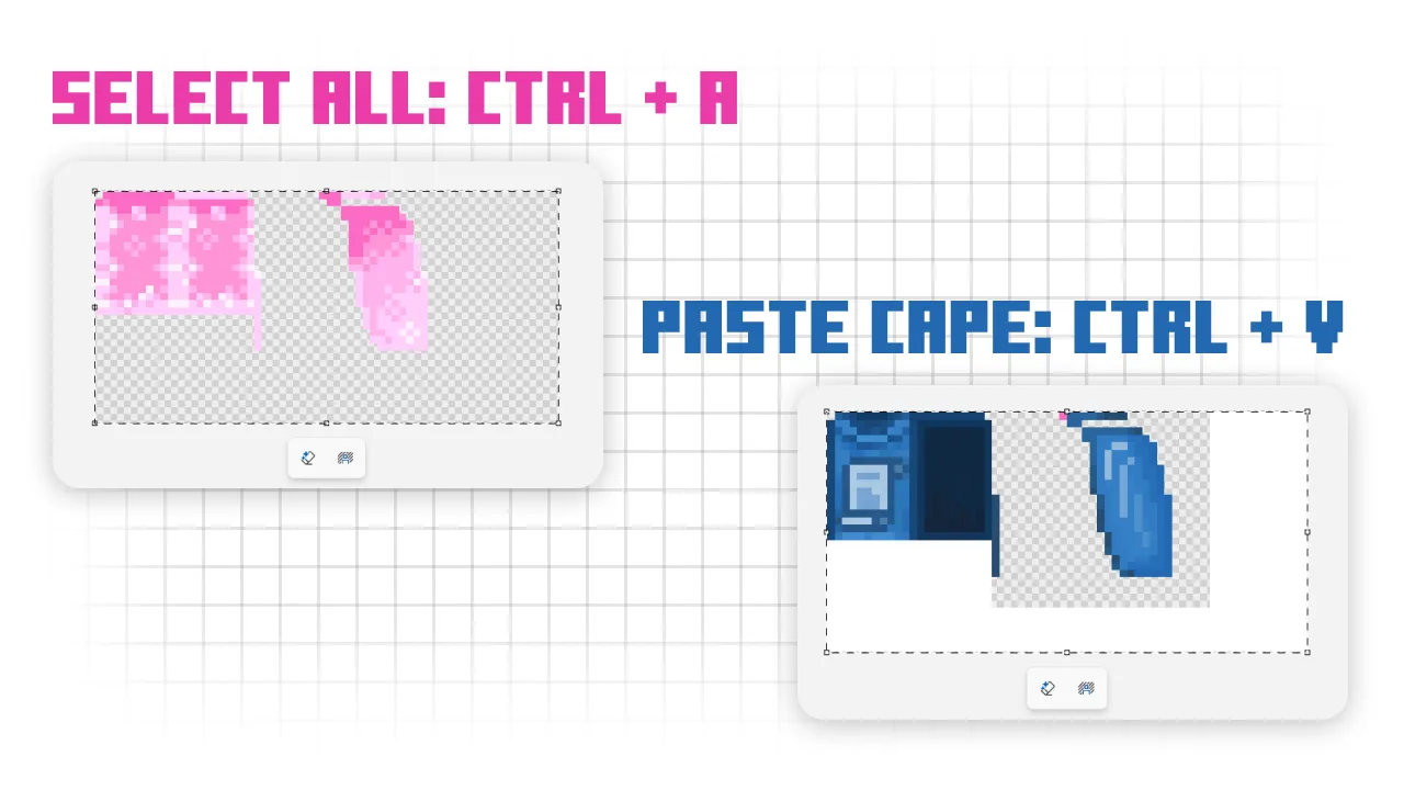 select and paste cape